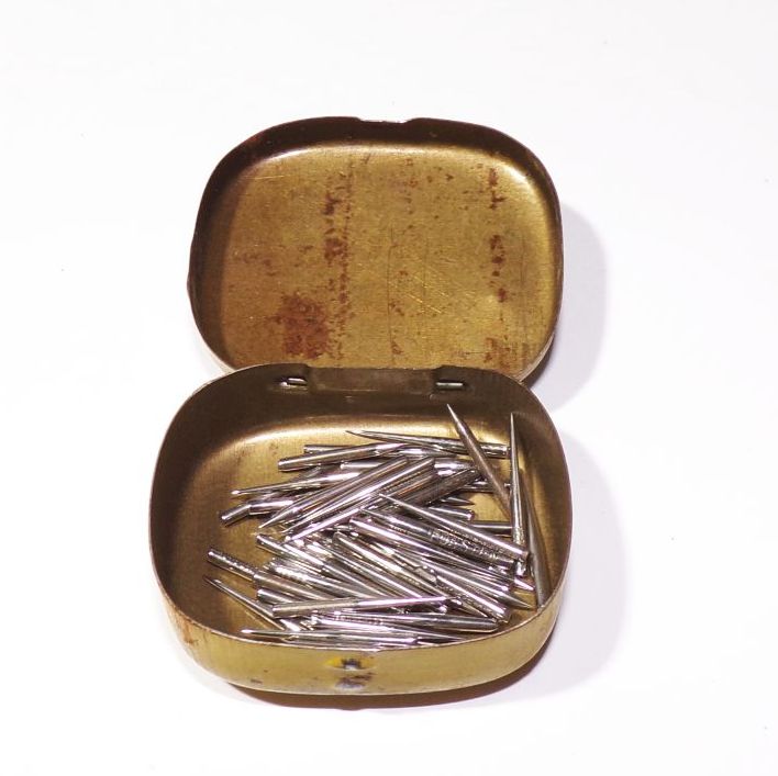 Alte Blechdose Marshall Needles Nadeldose vor 1945