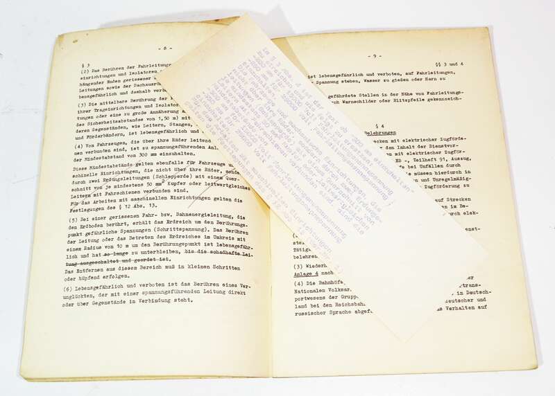 Dienstvorschrift Dienst auf Strecken mit elektrischer Zugförderung 1984 DR