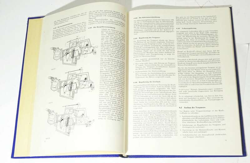 Reparaturhandbuch für Kleinlastwagen V901 und V901/2 Framo 1956 DDR Original