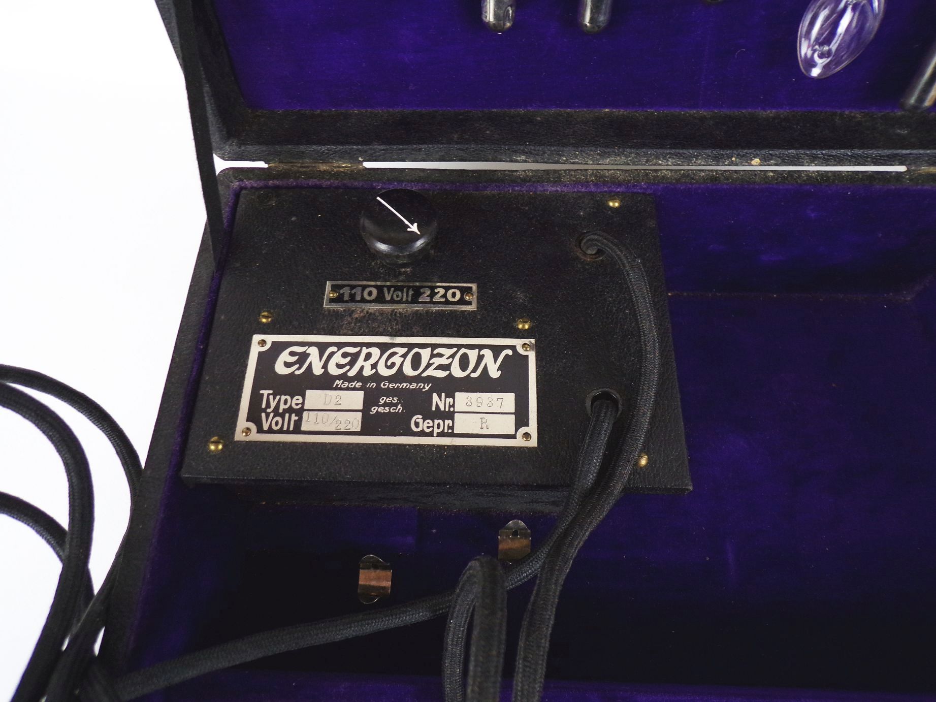 Alter Hochfrequenz Apparat Strahlenapparat Energozon Strahlapparat