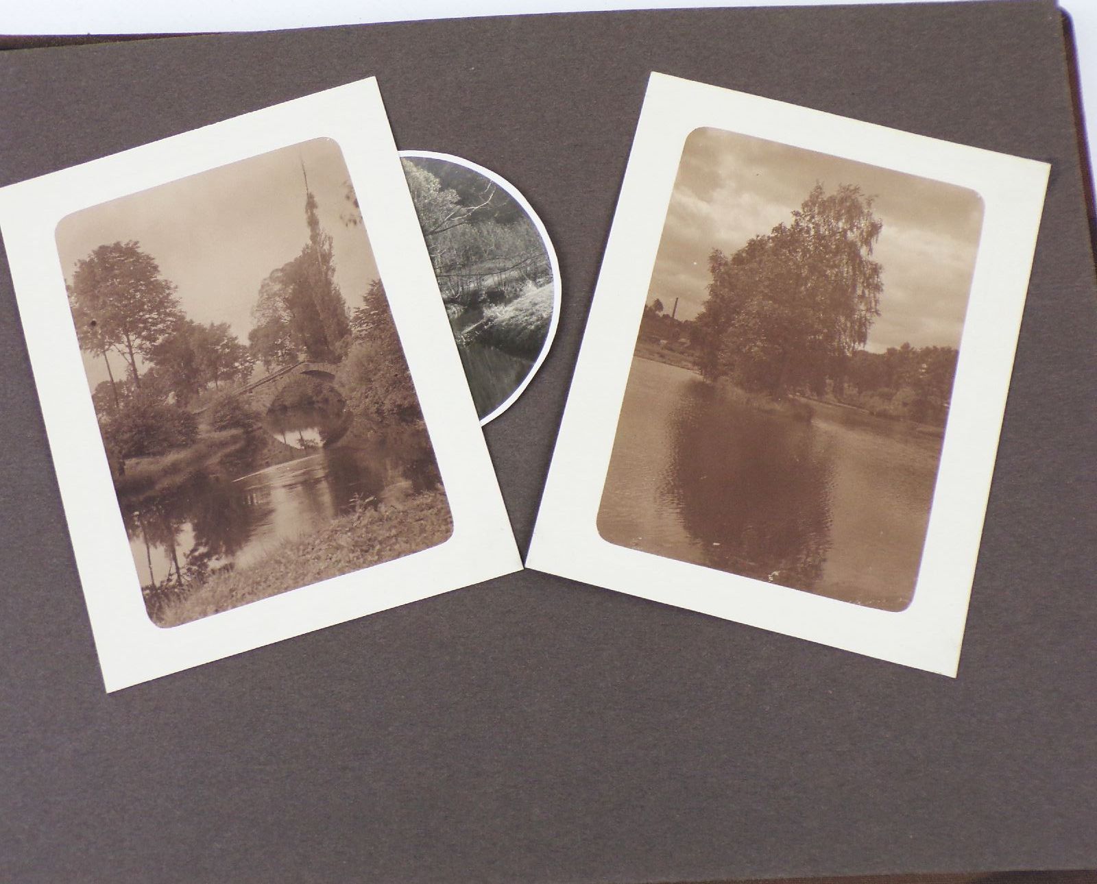 Altes Fotoalbum Bautzen Maler beim malen Löbau Stolpen Schurig Baude Spree 