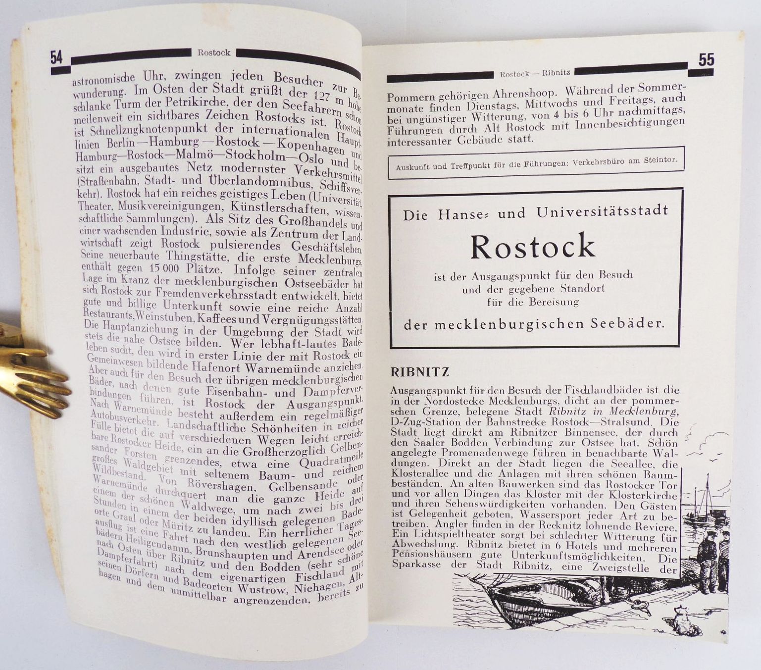 Ferien an der deutschen Ostsee Reiseführer 1935 auch Ostpreußen Pommern