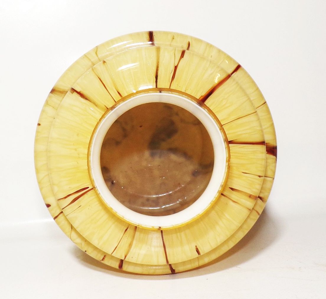 Art Deco Lampenschirm Lampenglas marmoriert Ersatzglas 