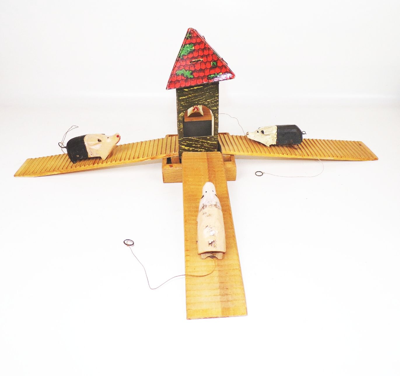 Hoki Poki Die hungrigen Schweine altes Gesellschaftsspiel Spear u Söhne Nürnberg