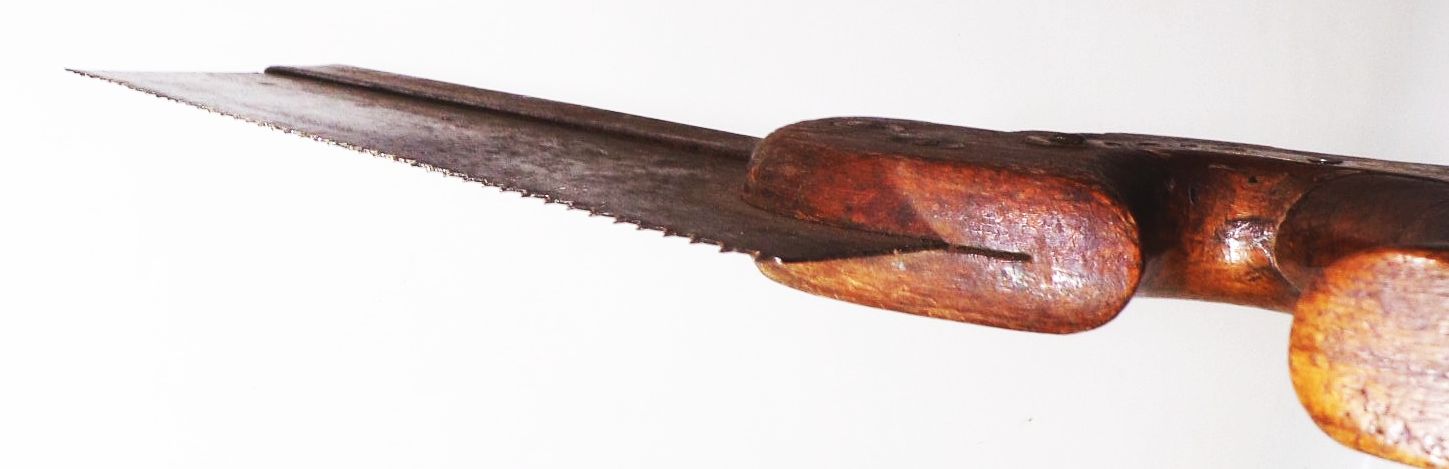 Alter Säge Holzsäge Holzgriff Werkzeug