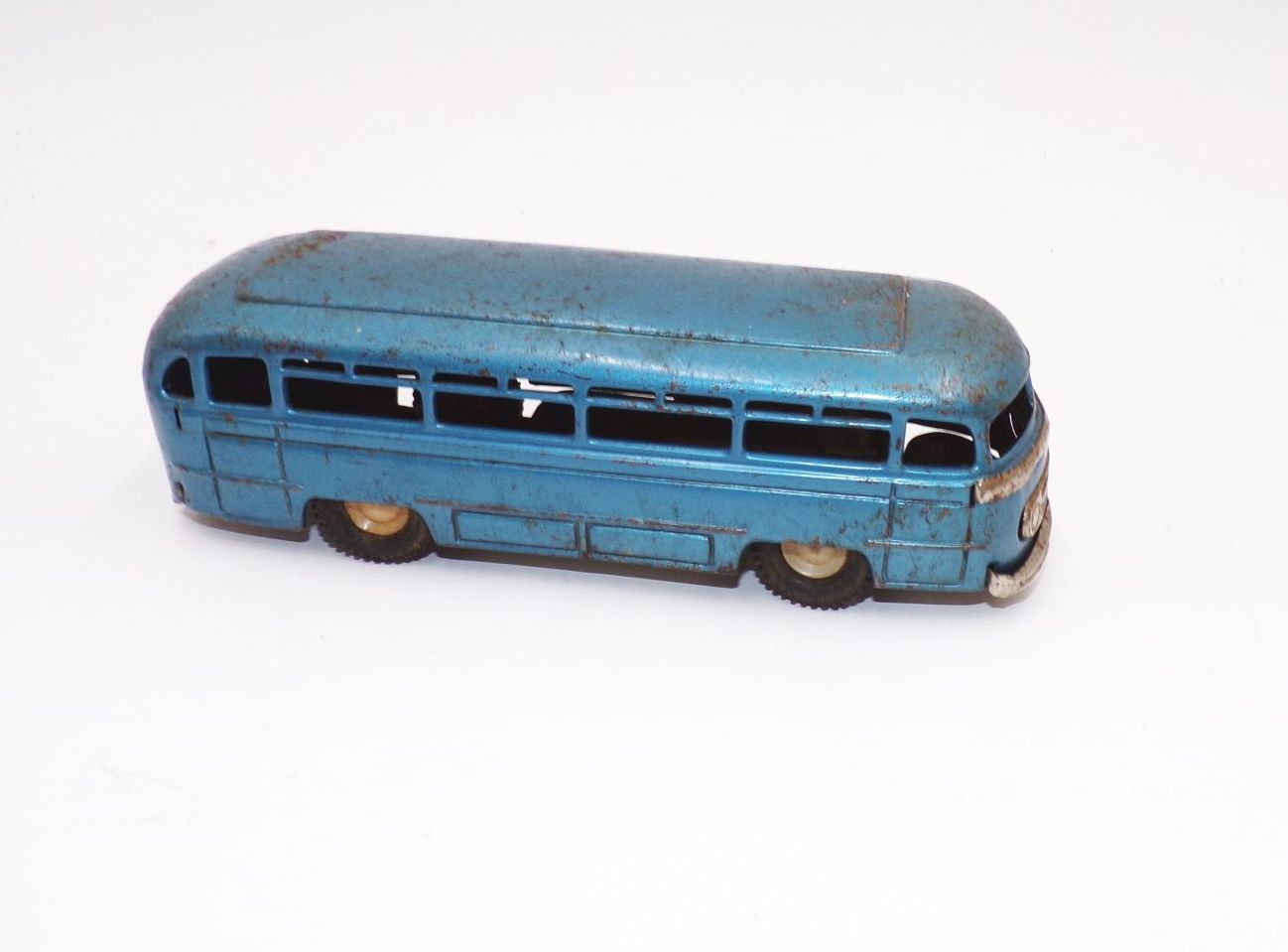 Alte CKO Bus blau Blechspielzeug