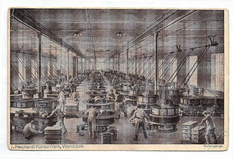 Ansichtskarten Reichardt Kakao Werk Wandsbek 6 Stück Postkarten