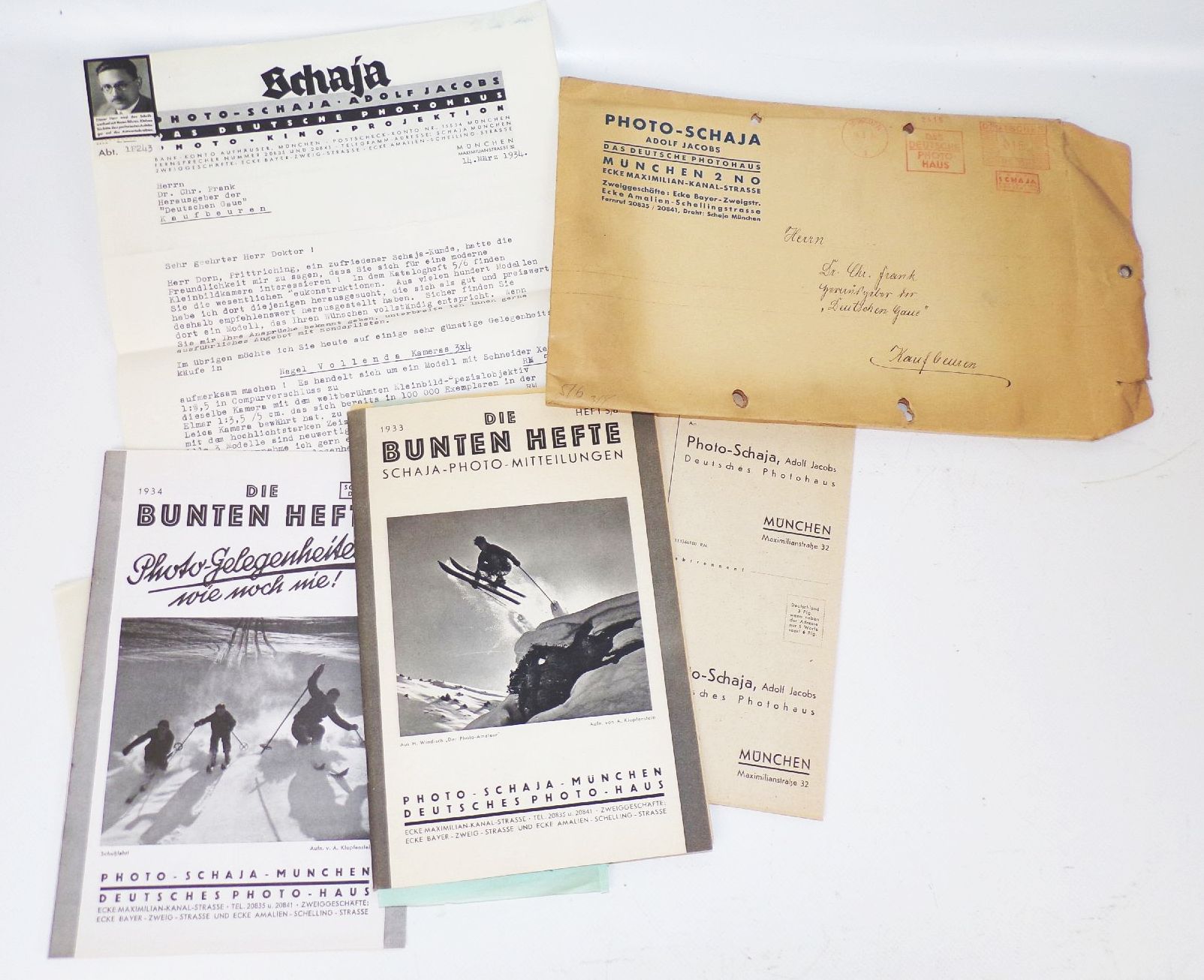 Die bunten Hefte Schaja Photo Mitteilung Lot 1933 1934 