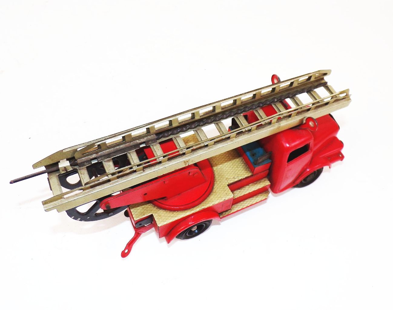 MSB Feuerwehr Blechspielzeug Uhrwerk DDR Spielzeug