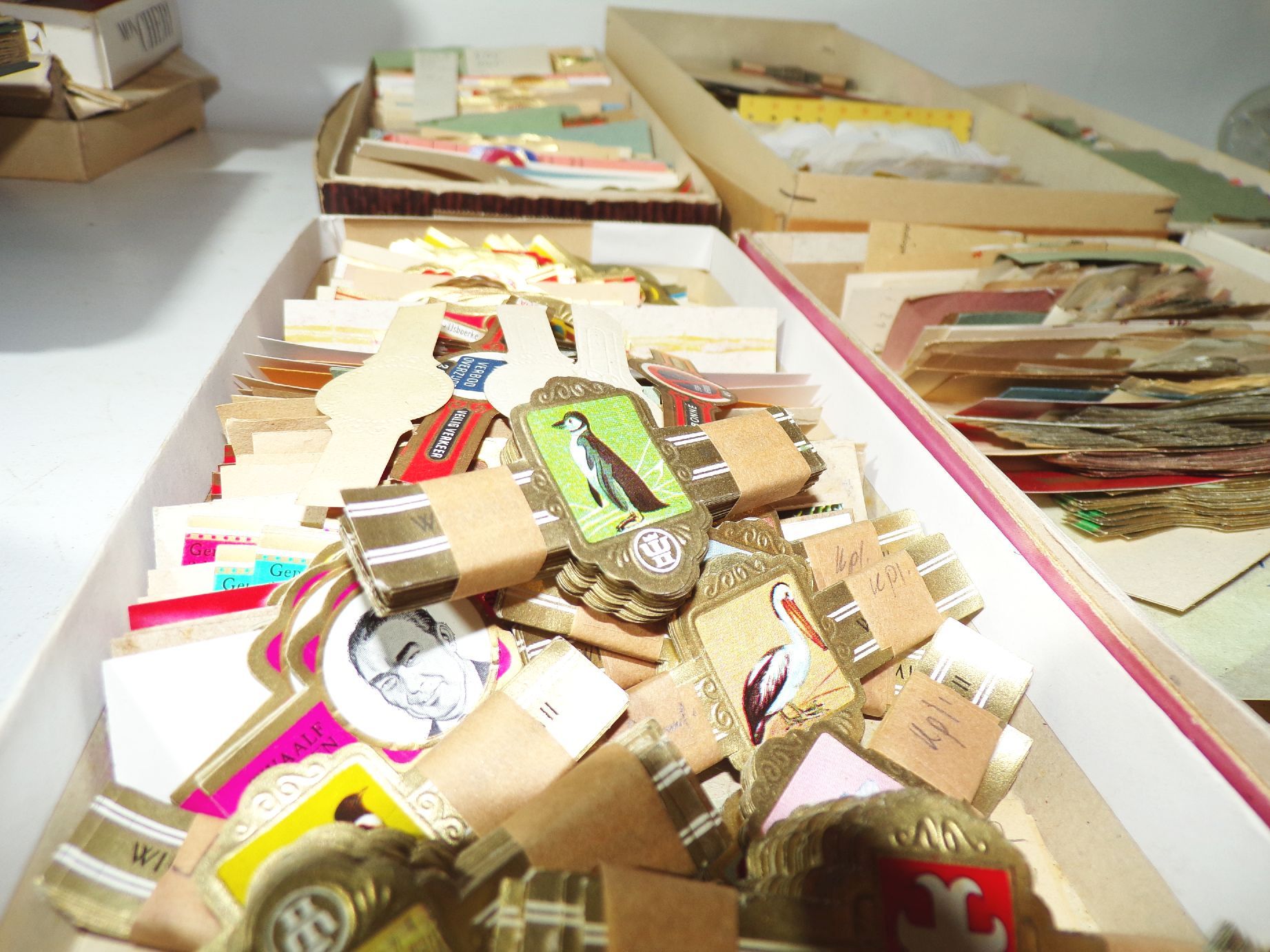 Großes Konvolut Zigarrenbauchbinden Bauchbinden Sammler Nachlass