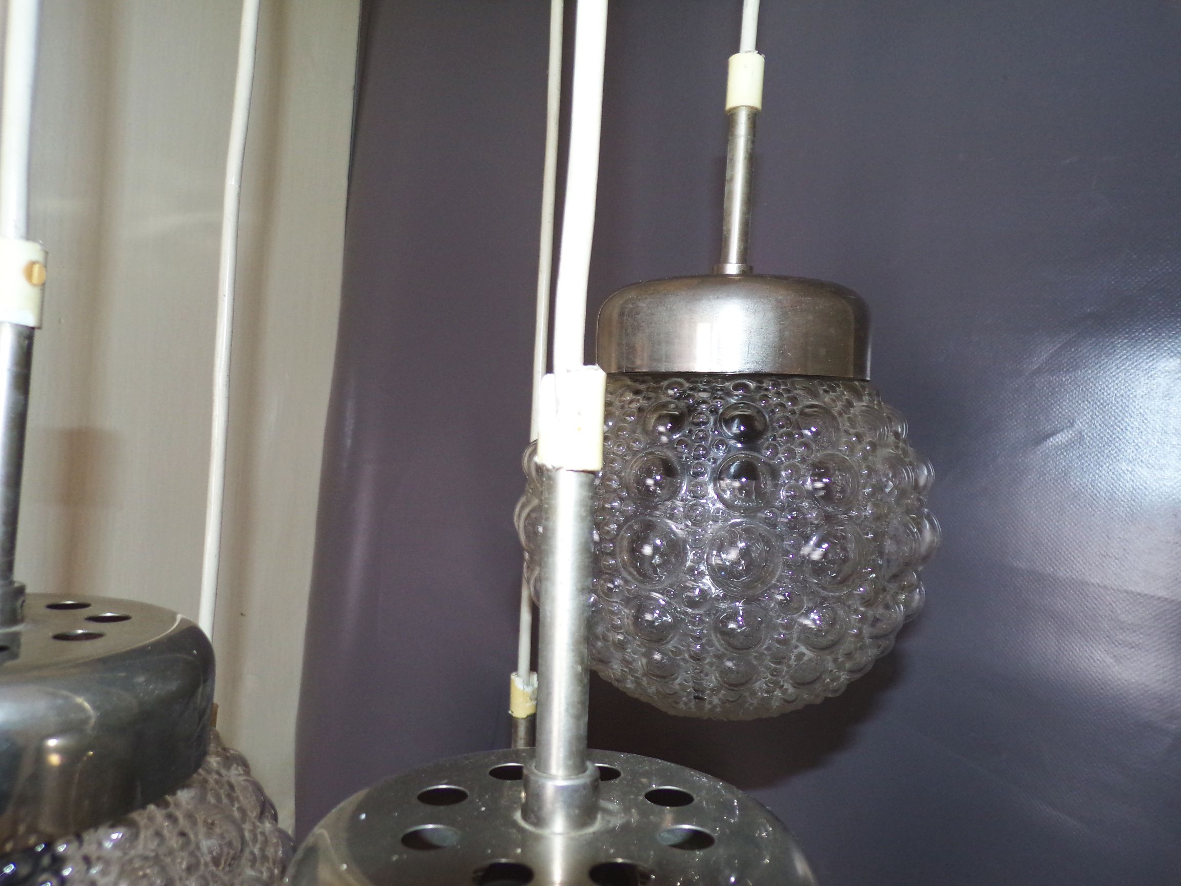 Kaskadenlampe Bubble Glas E27 Deckenleuchte 5er Pendelleuchte