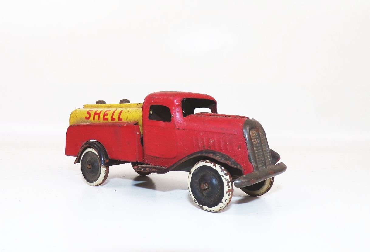 Gnom Shell Auto Transporter LKW Truck Blechspielzeug 1930 er Lehmann