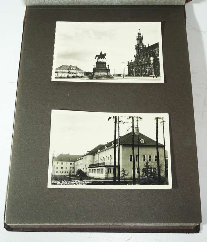 Fotoalbum Dresden DDR Postkarten 