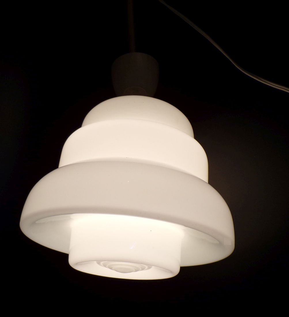 Alte Bauhaus Deckenleuchte Weiss E27 Vintage Deckenlampe