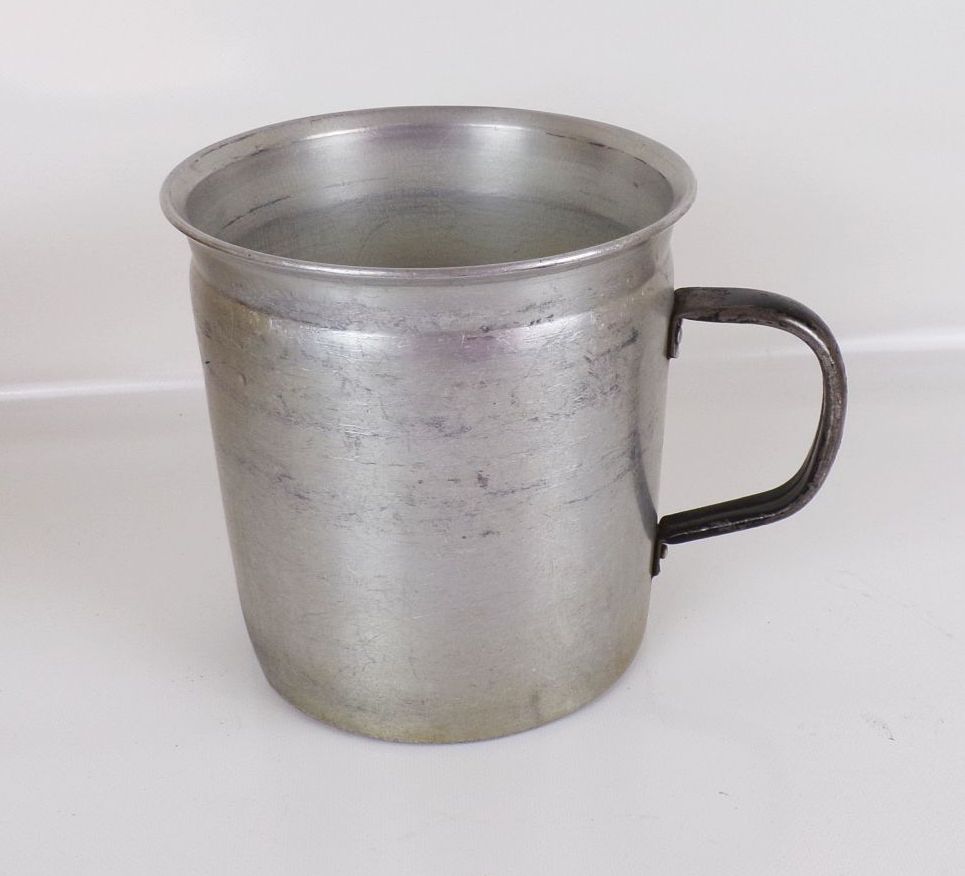 Alter Milchtopf Aluminium Pflanzgefäß Deko Shabby Vintage Alter Milchtopf Aluminium Pflanzgefäß Deko Shabby Vintage