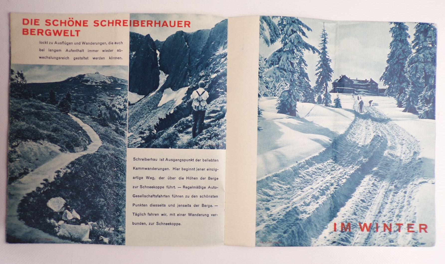 Schreiberhau Klimakurort im Riesengebirge 1937 Reiseprospekt Schlesien Schreiberhau Klimakurort im Riesengebirge 1937 Reiseprospekt Schlesien