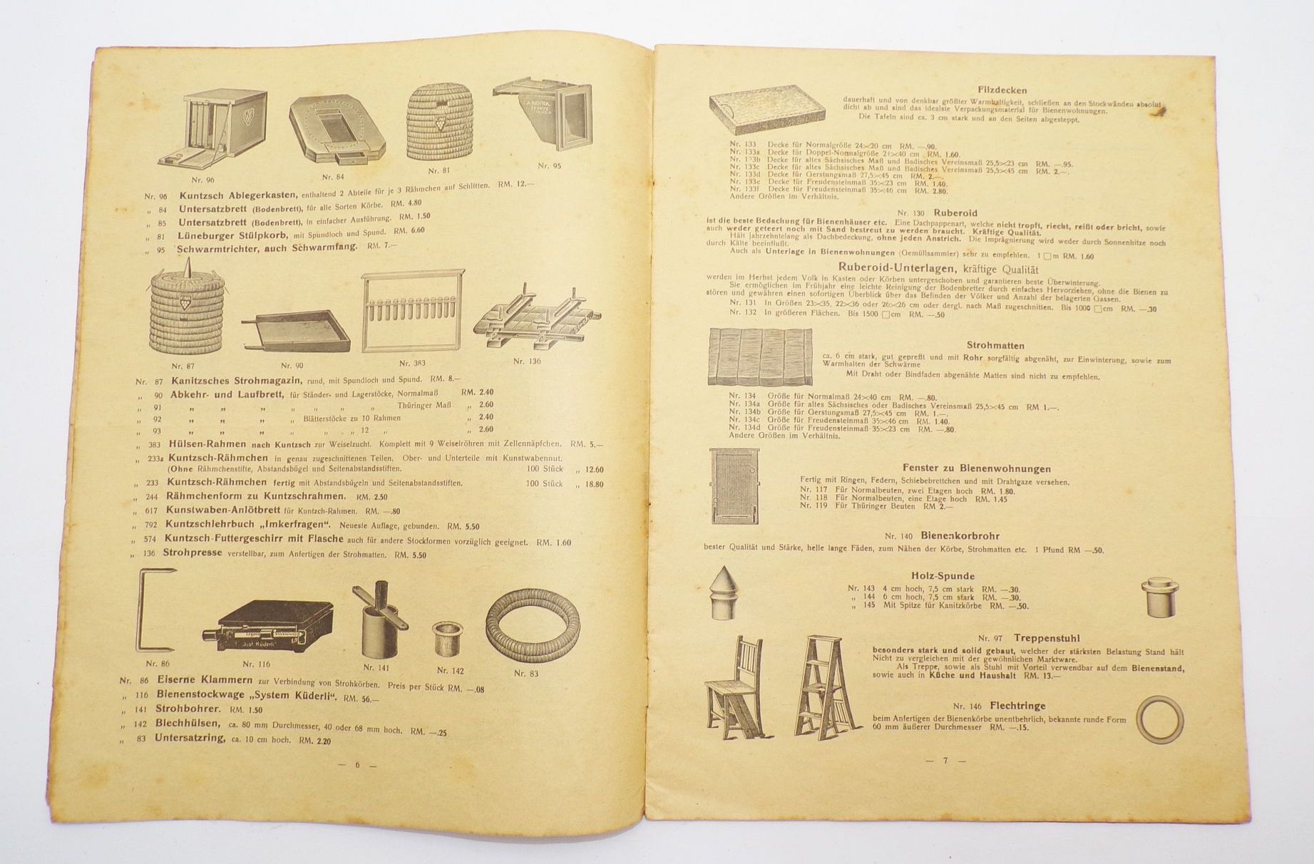 Katalog Carfabrik Sebnitz Sachsen Imkerei Zubehör um 1935 Katalog Carfabrik Sebnitz Sachsen Imkerei Zubehör um 1935