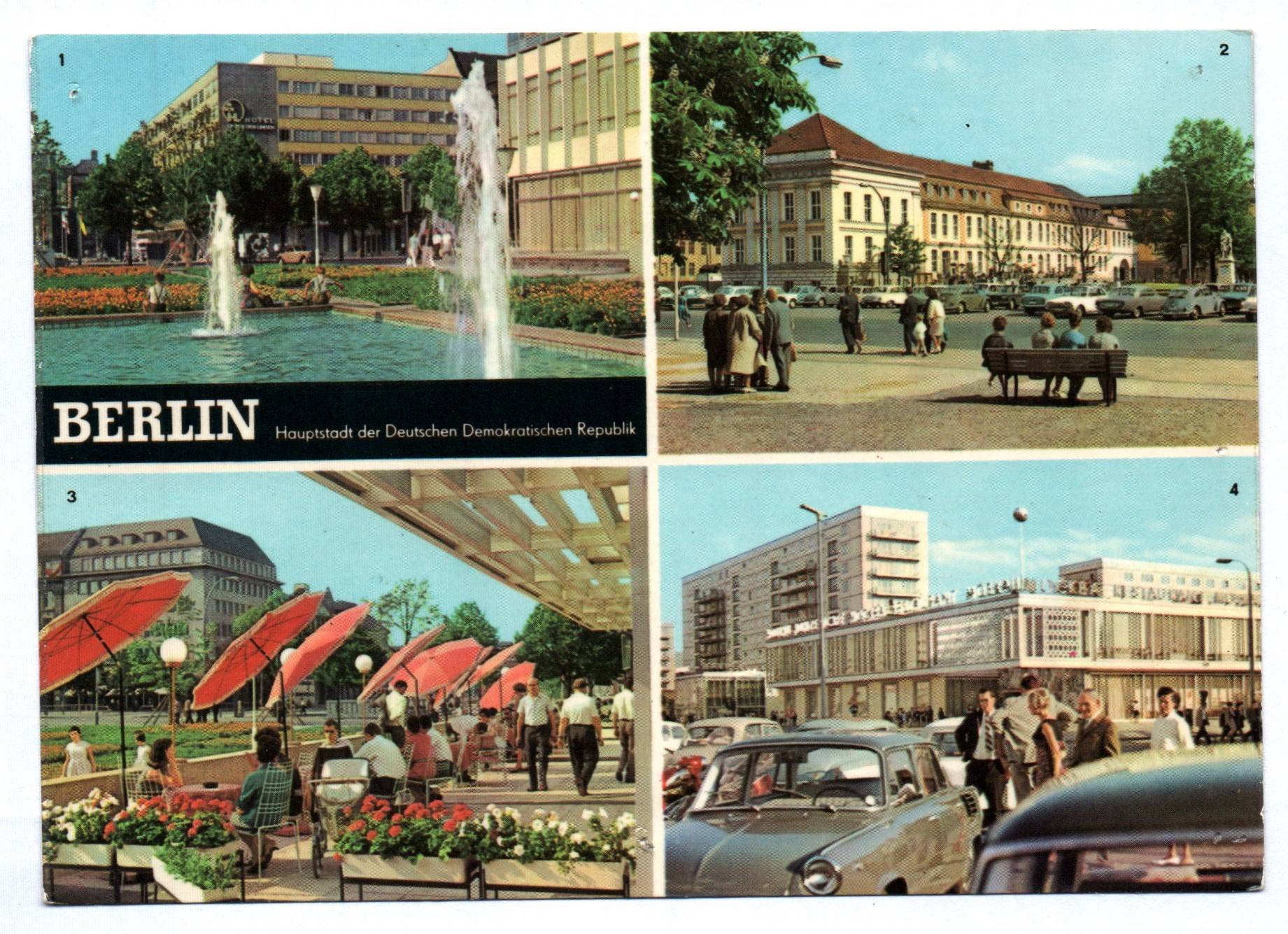 Ak Berlin 1968 DDR Operncafé Terrasse Restaurant Moskau Ak Berlin 1968 DDR Operncafé Terrasse Restaurant Moskau