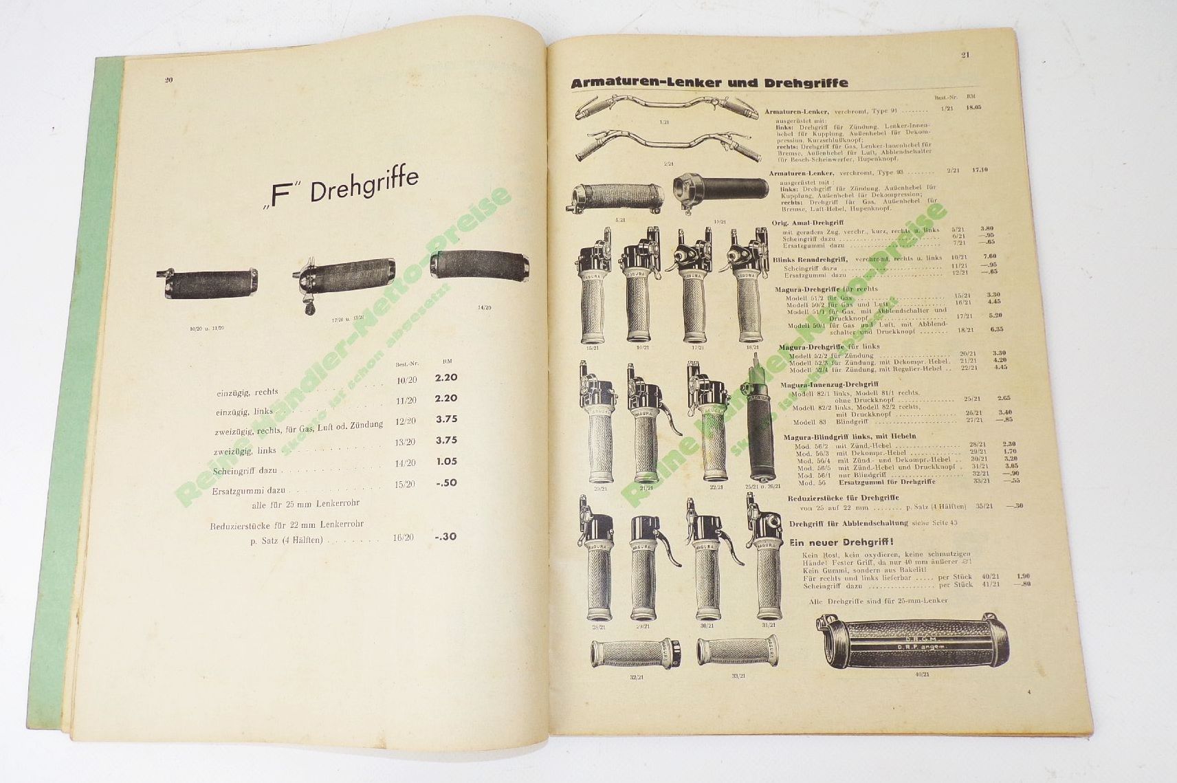 Katalog Bruno v Festenberg Pakisch Motorrad Zubehör Oldtimer motorcycle 1930 er 