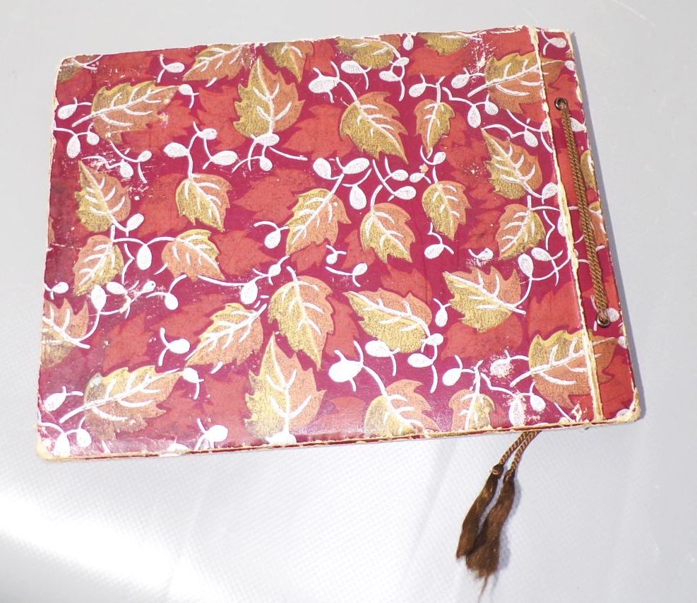 Altes Sammelbilderalbum Bunt gemischt beklebtes Fotoalbum 