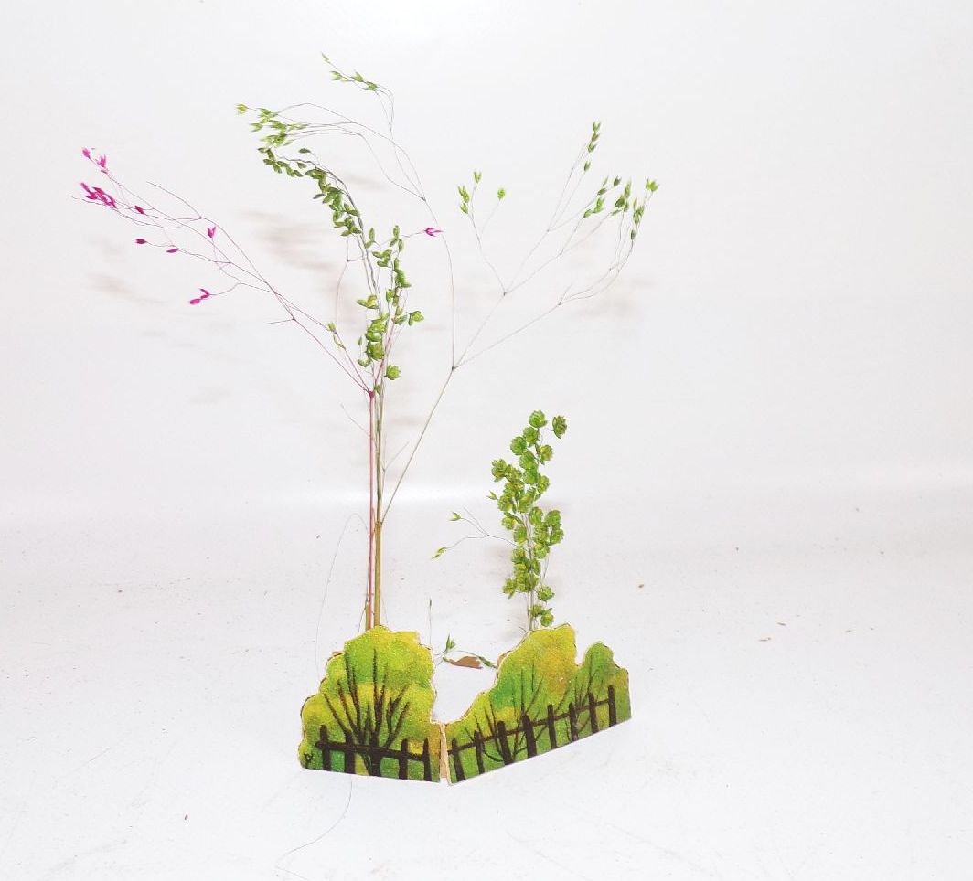 Altes Diorama Heimatliche Baukunst Gustav Meyer Leipzig um 1910 Lehrmittel