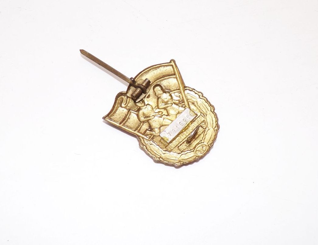 Abzeichen Bereit zur Arbeit und Verteidigung des Friedens Klasse 1 mit Nummer