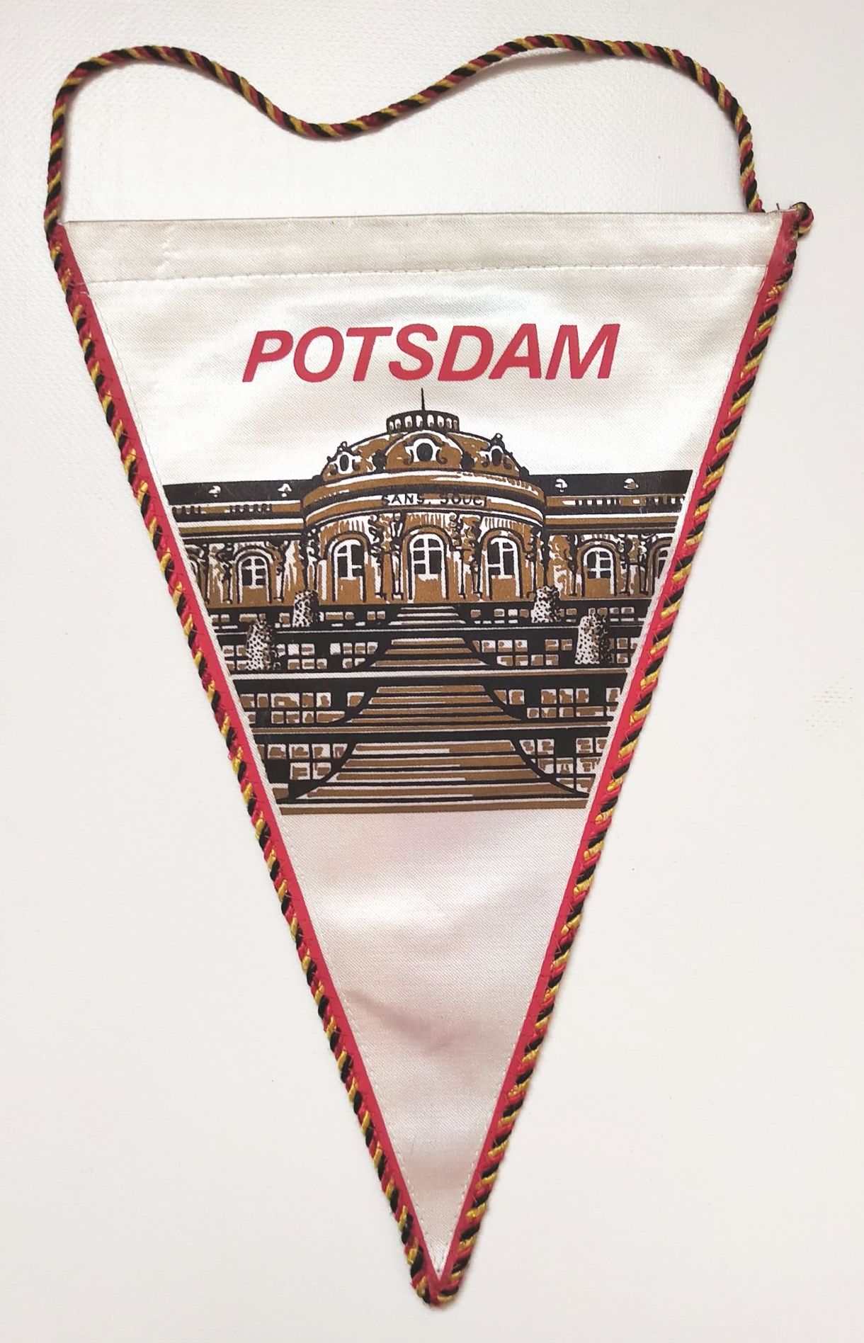 Alter Wimpel Potsdam Sans Souci Wappen DDR Staatswappen
