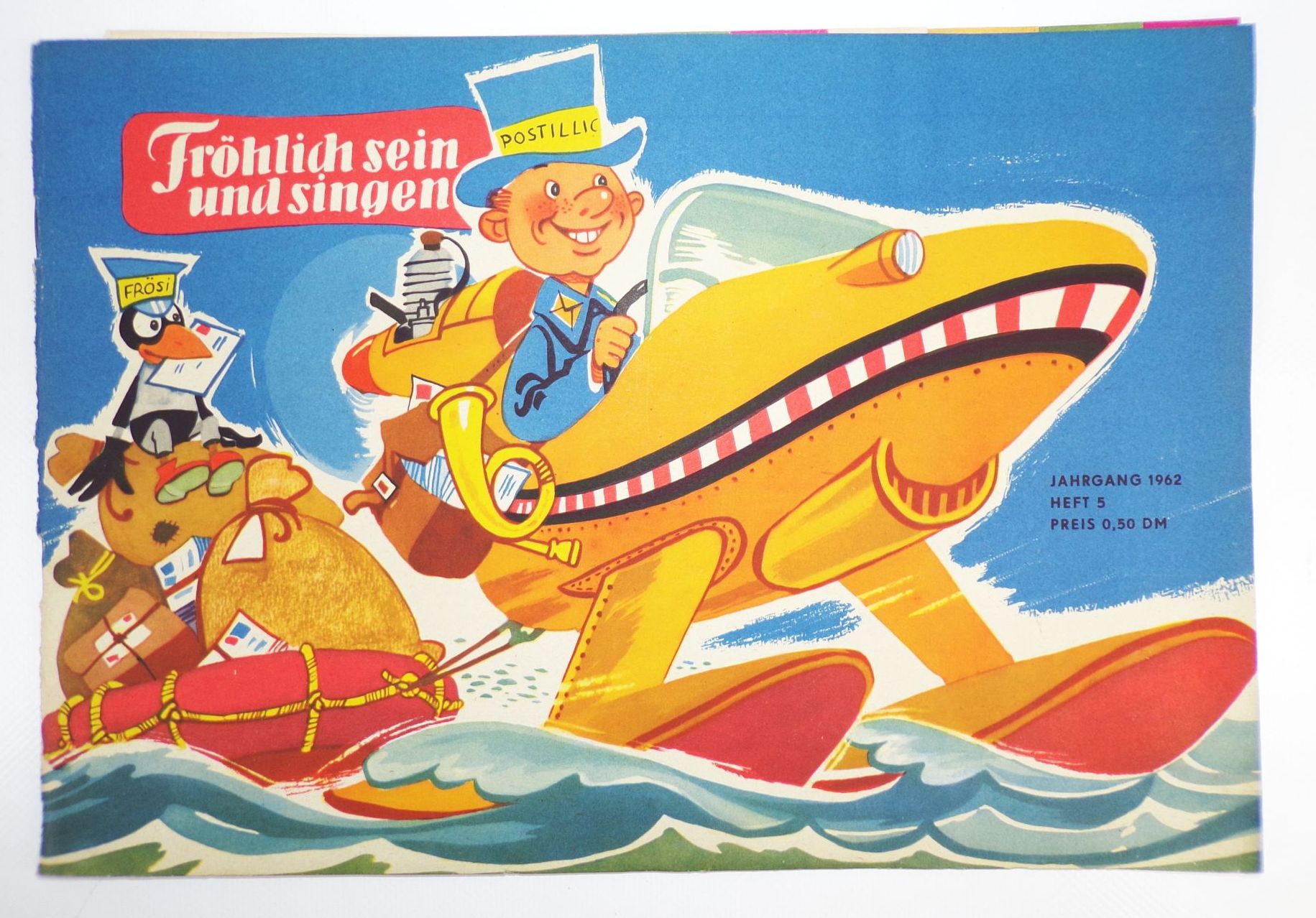 Fröhlich sein und singen Heft 5 von 1962 DDR Kinderzeitung Beilage Fröhlich sein und singen Heft 5 von 1962 DDR Kinderzeitung Beilage