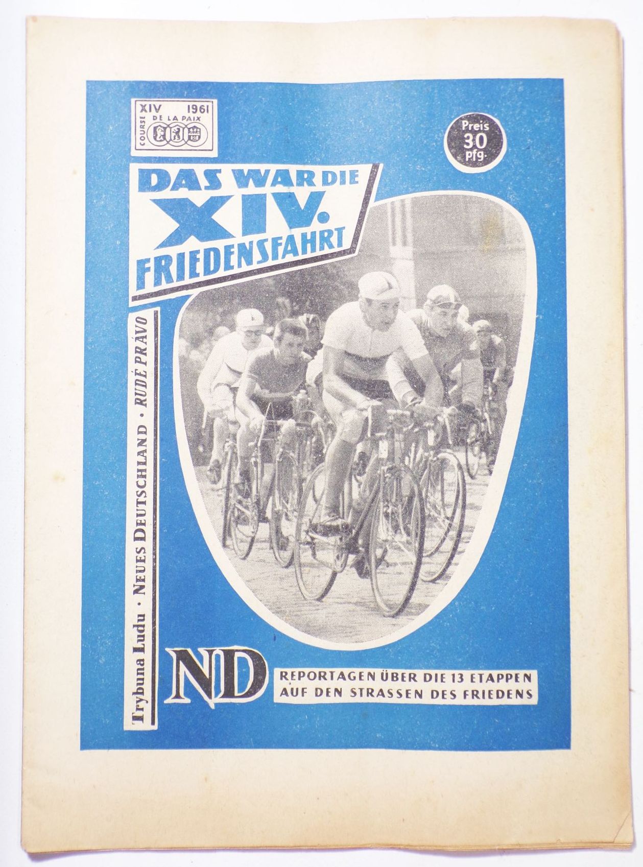 Neues Deutschland Reportage Friedensfahrt 1960er Jahre Auswahl