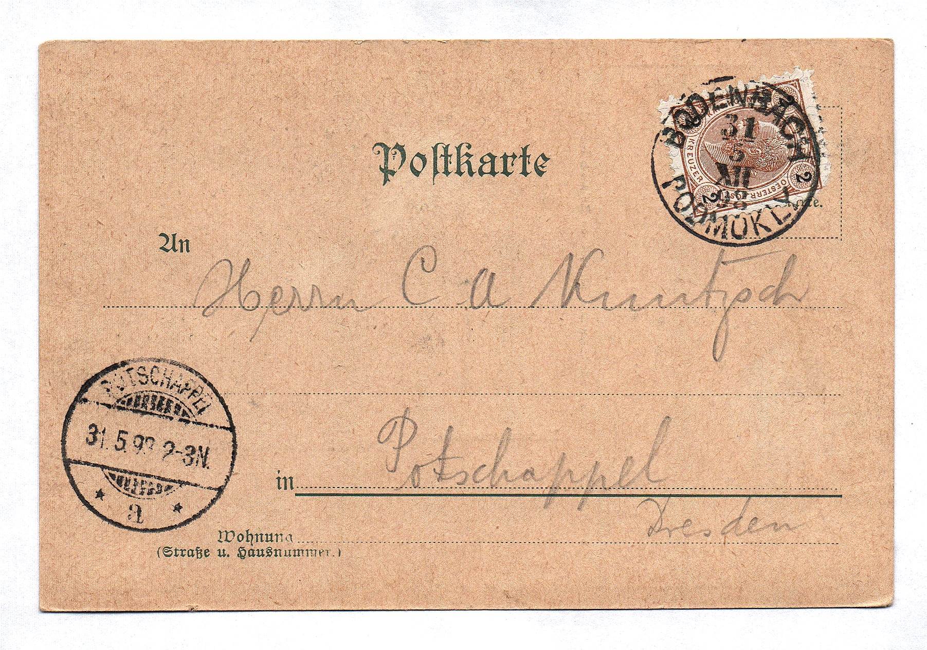 Ak Herrnskretschen Gruß aus der Sächsischen Schweiz 1898