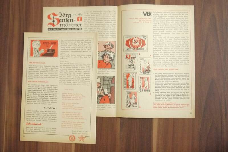 Atze DDR Comic Jörg und die Sensenmänner 1967 Heft 1