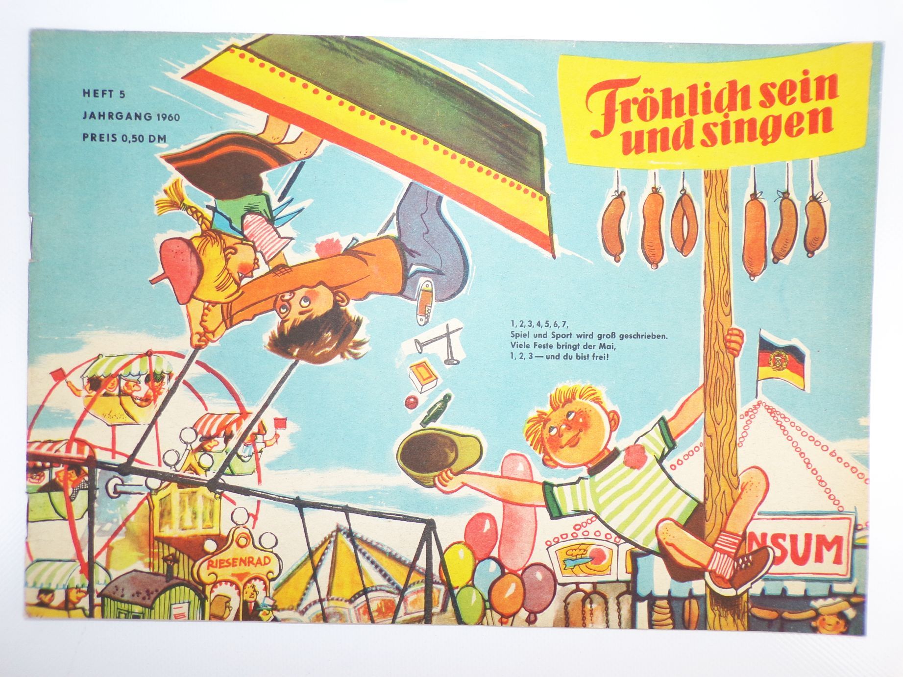 DDR Kinderzeitschrift Frösi Heft 5 von 1960 DDR Kinderzeitschrift Frösi Heft 5 von 1960