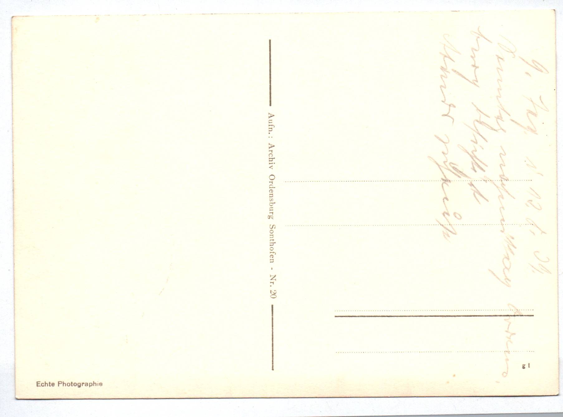 AK Ordensburg Sonthofen 1939 NR10006 AK Ordensburg Sonthofen 1939 NR10006