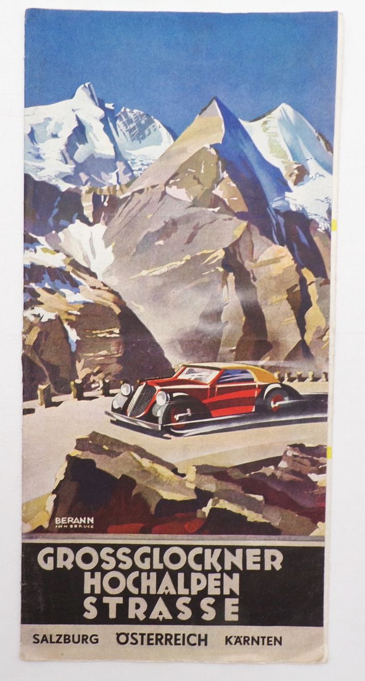 Altes Prospekt Grossglockner Hochalpen Strasse Österreich 