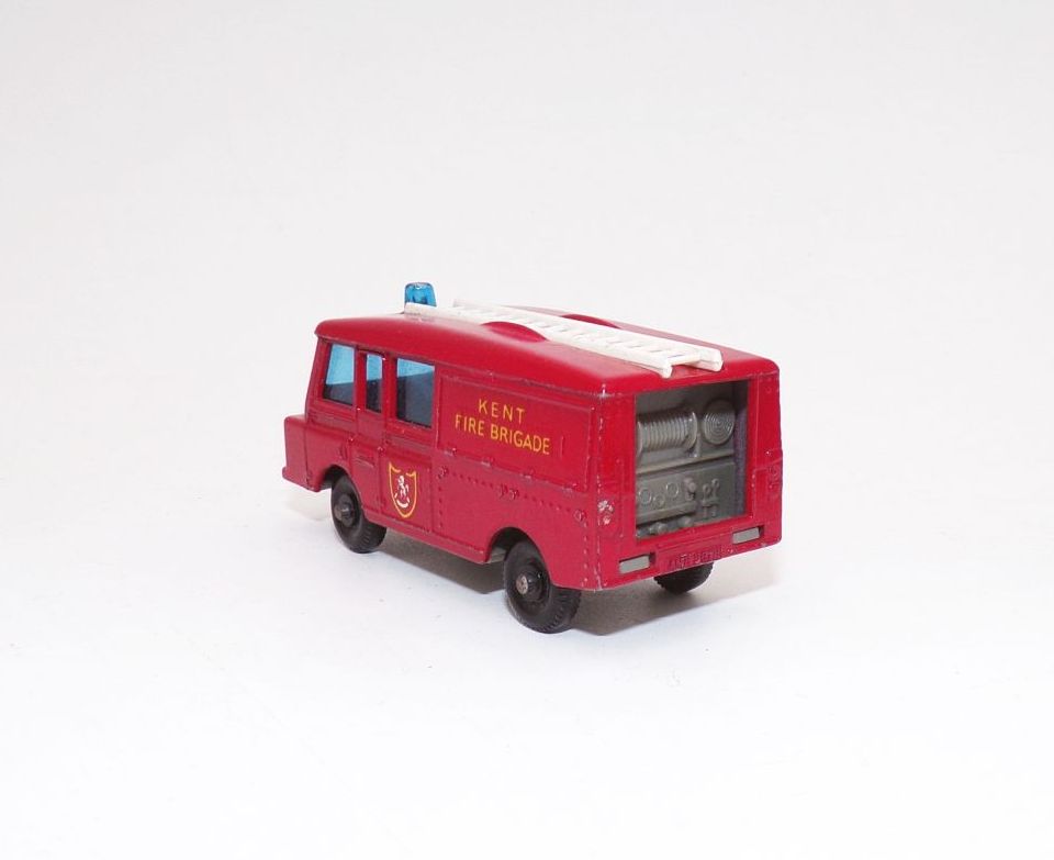 Matchbox No 57 Land Rover Fire Truck mit OVP vintage