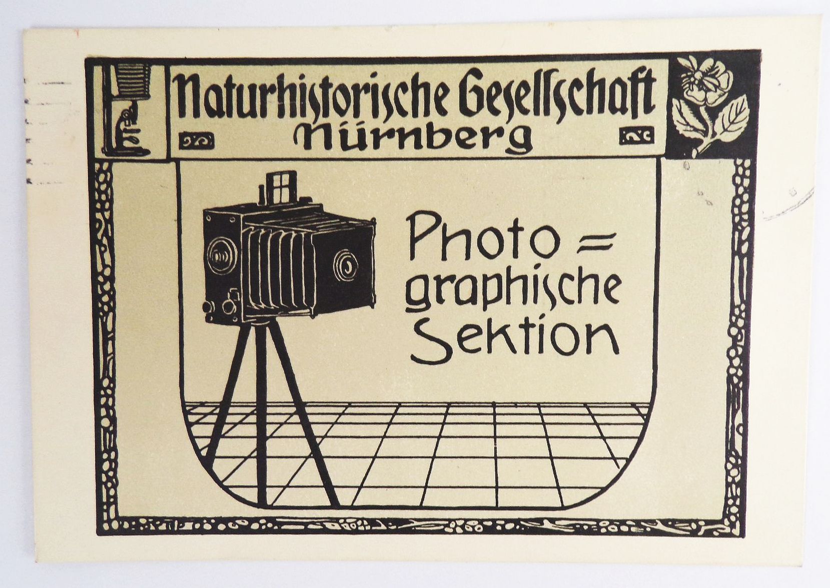 Ak Nürnberg Naturhistorische Gesellschaft Photographische Sektion 1921