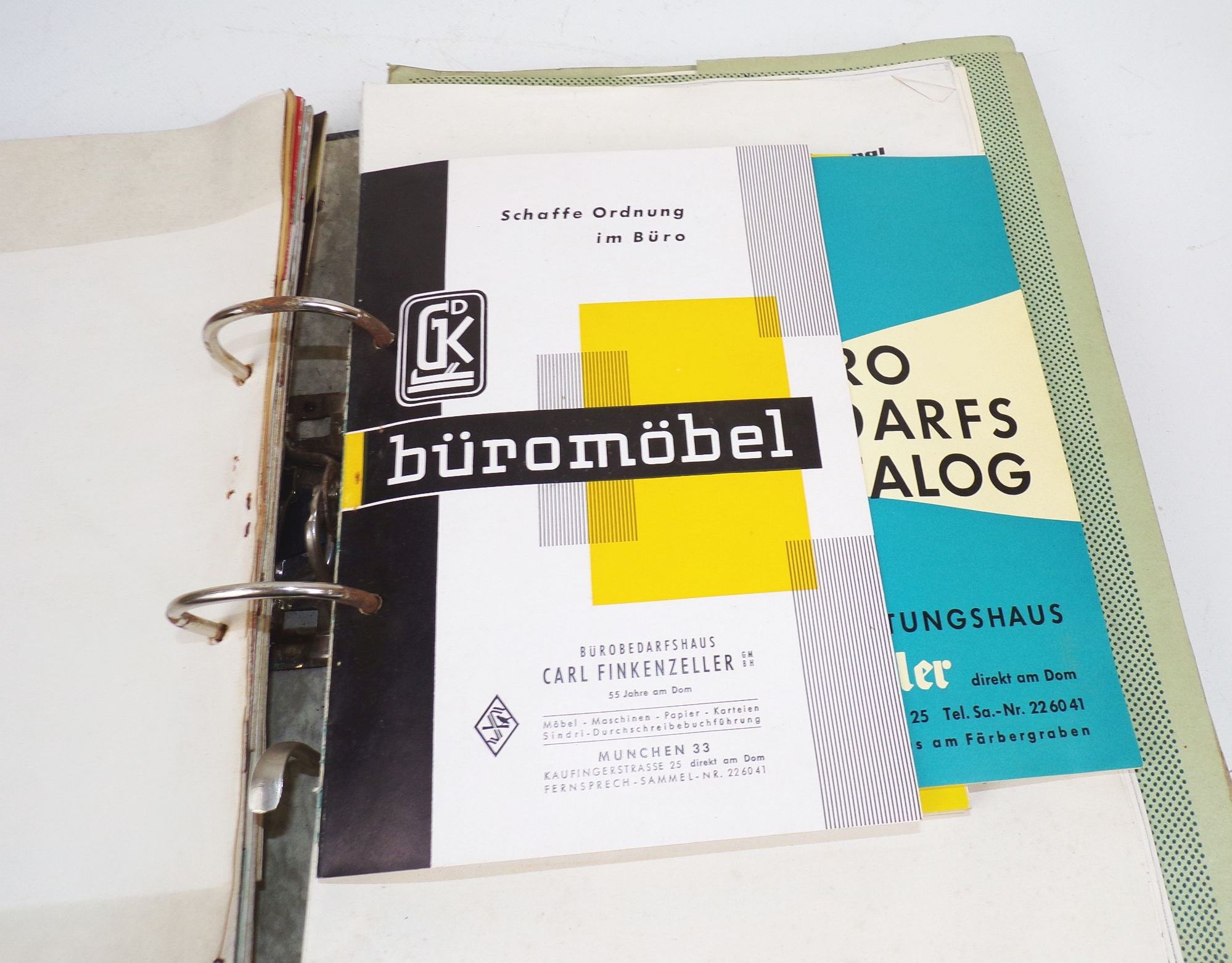  Prospekte Büromöbel Bürobedarf 1960er BRD Katalog Konvolut
