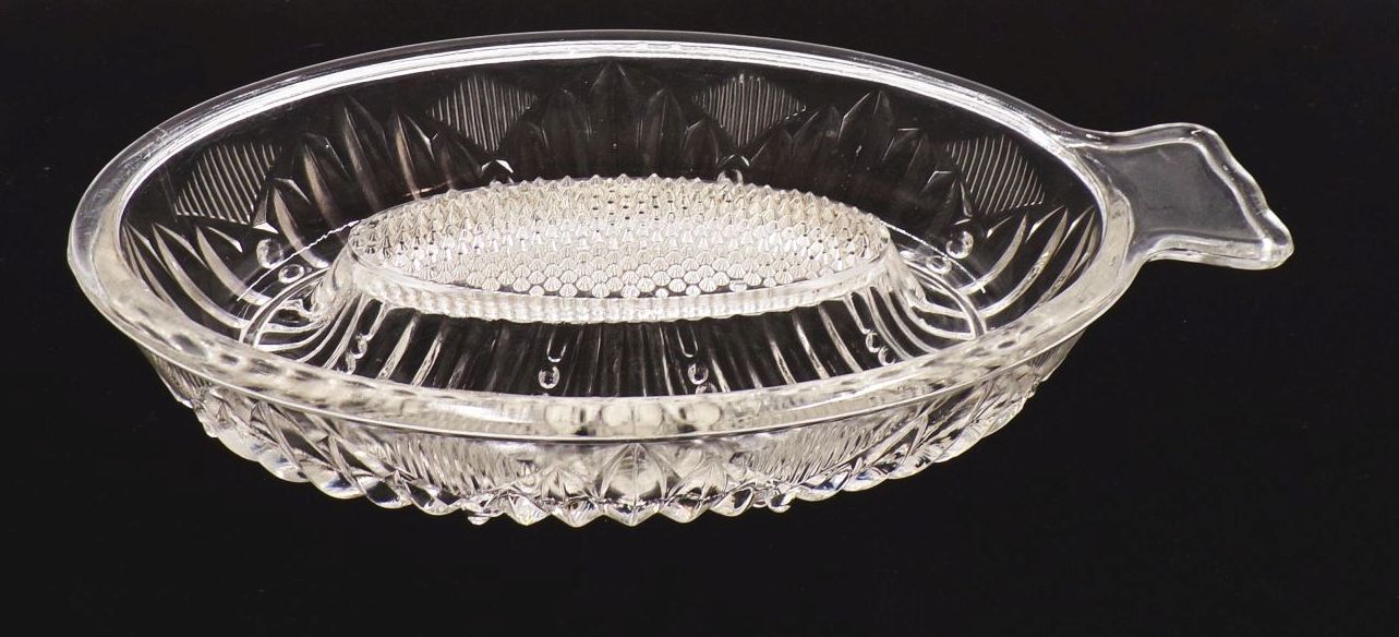 Alte Aspik Form Glas Sülze Gelee Vintage