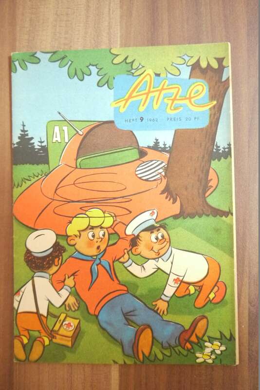 Atze in Sonnenstadt 1962 DDR Comic Heft 9 Kinder Zeitschrift