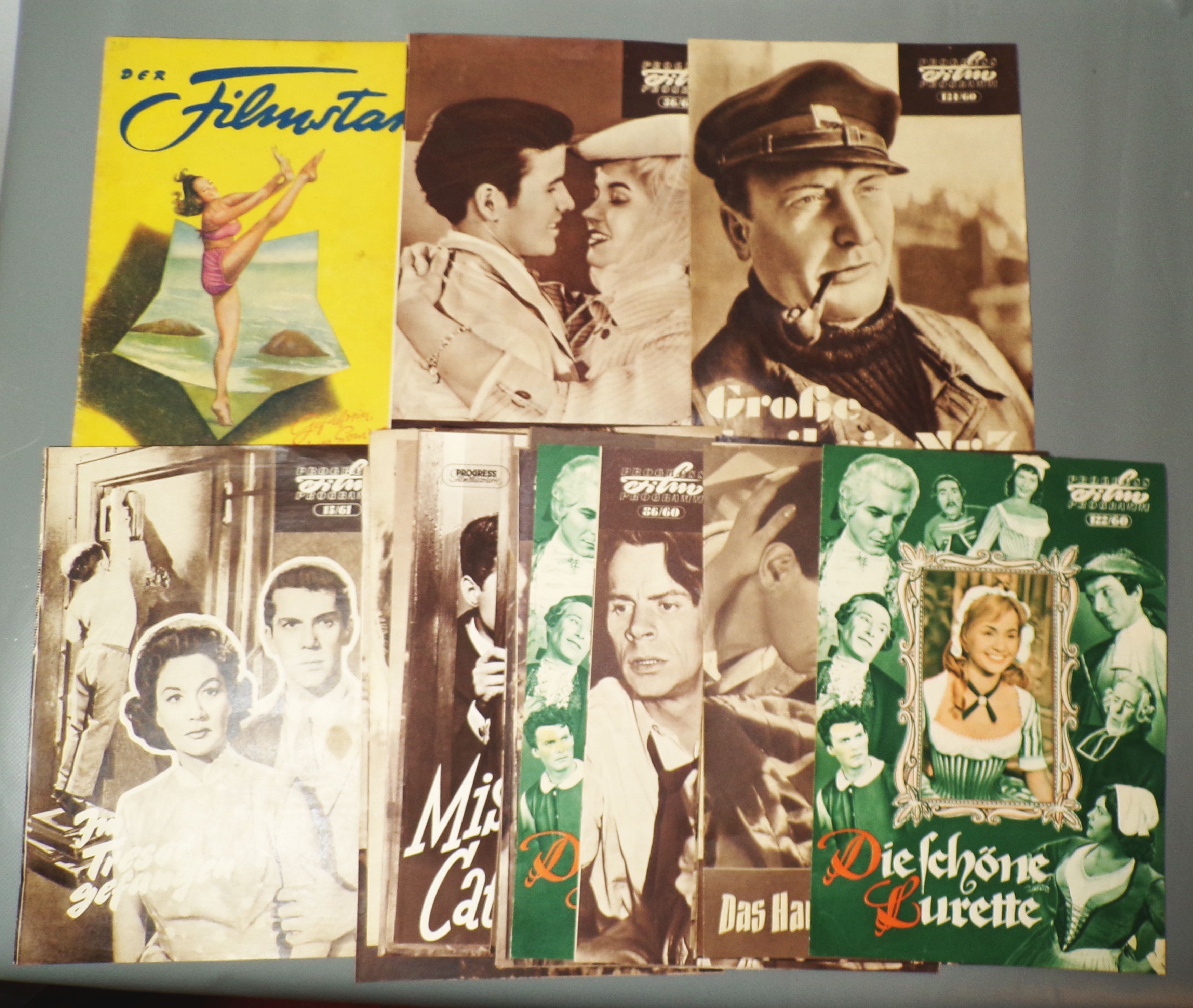 Filmprogramme Zeitschriften IFK Ufa Progress Konvolut 