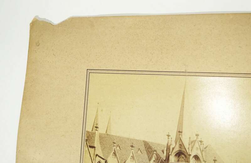 Foto Meißen Albrechtsburg Hoffasade um 1890 Ernst Schroeter Meissen 