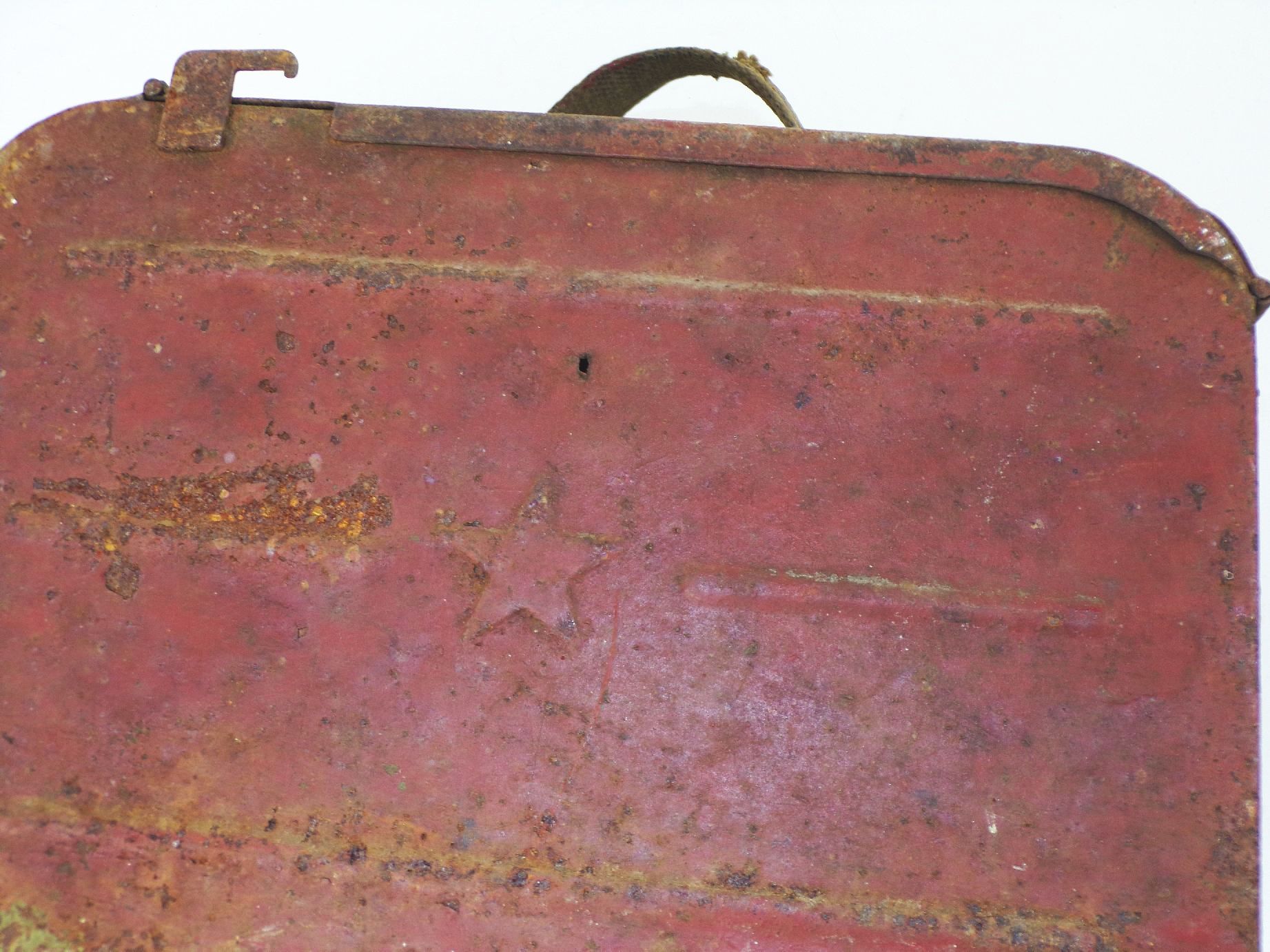 Alte Munitionskiste Metall UdSSR Gurtkasten russisch Dschk Sowjetunion 