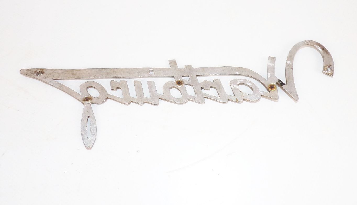 Alter Wartburg Schriftzug Emblem Auto Oldtimer 