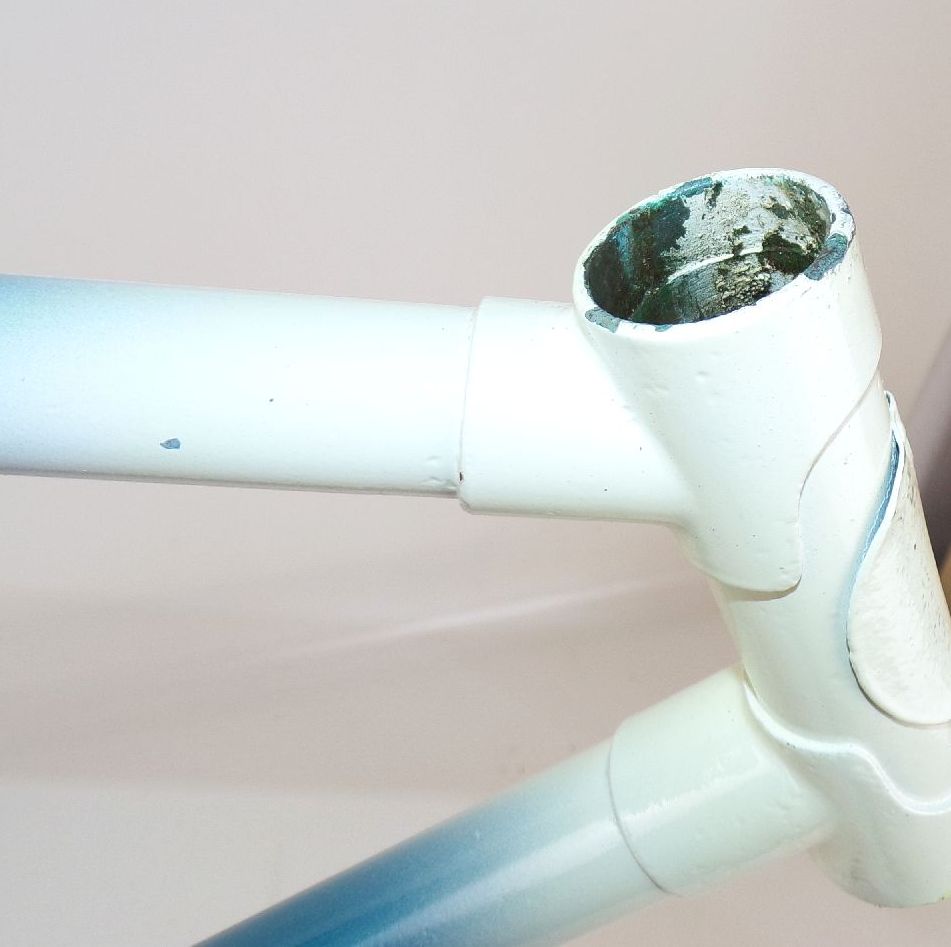 Alter Fahrradrahmen wohl Mifa 26 Zoll Herrenrad mit Fahrradgabel lackiert DDR