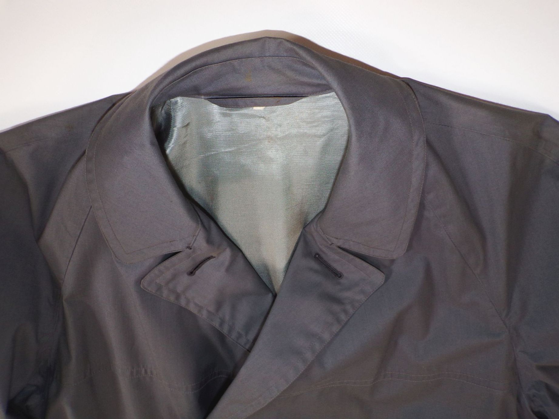 Alter Herren Mantel grau DDR 60er Vintage Mode lang Alter Herren Mantel grau DDR 60er Vintage Mode lang