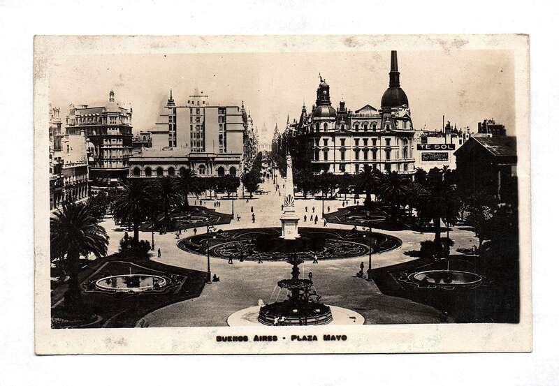 Ak Buenos Aires Argentinien Plaza Mayo 1921