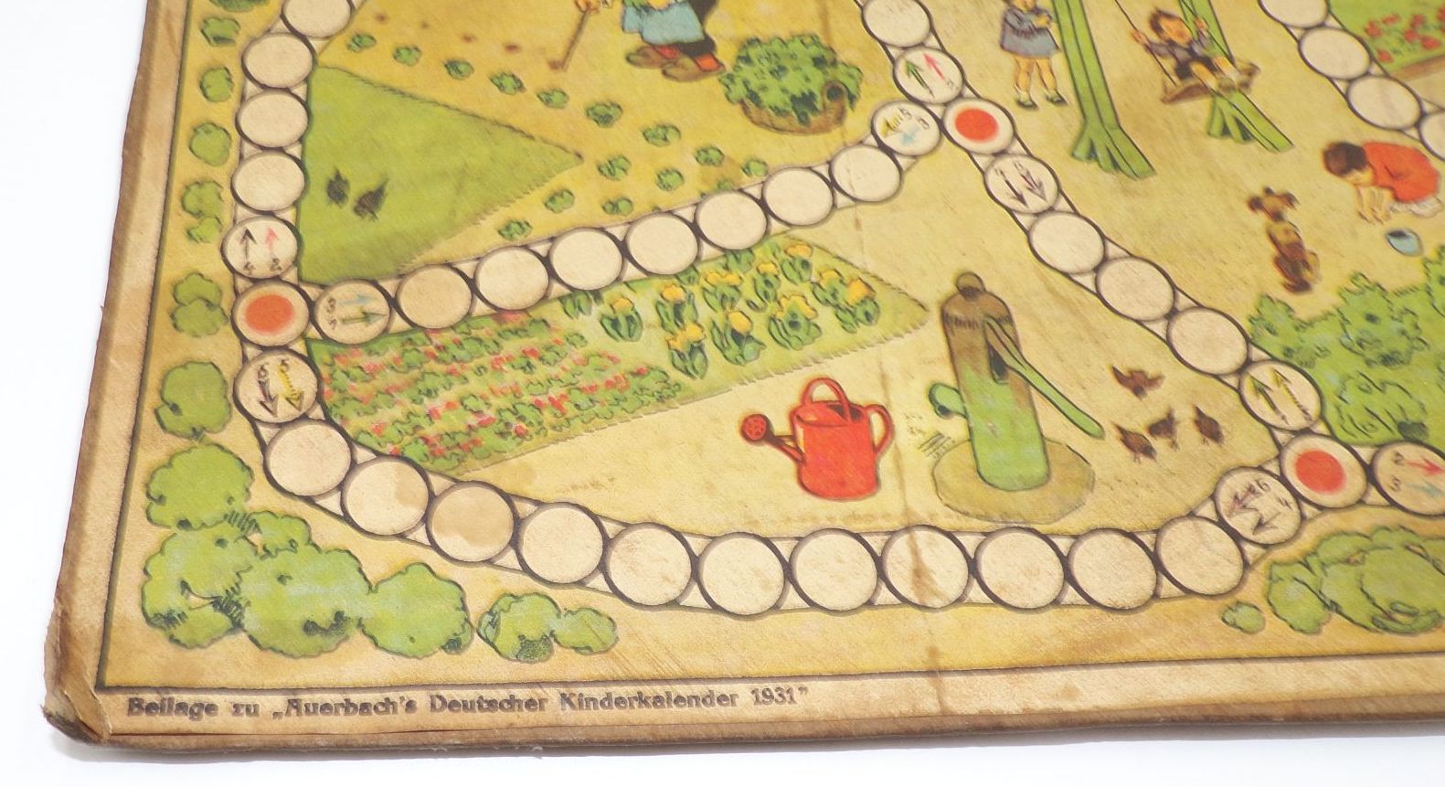 Der Irrgarten Spielplan Brettspiel Auerbach Beilage 1931 Der Irrgarten Spielplan Brettspiel Auerbach Beilage 1931