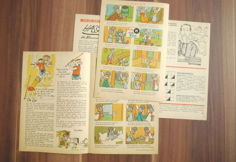 Atze Heft 8 Hassan der Blumendieb 1965 DDR Kinder Comic