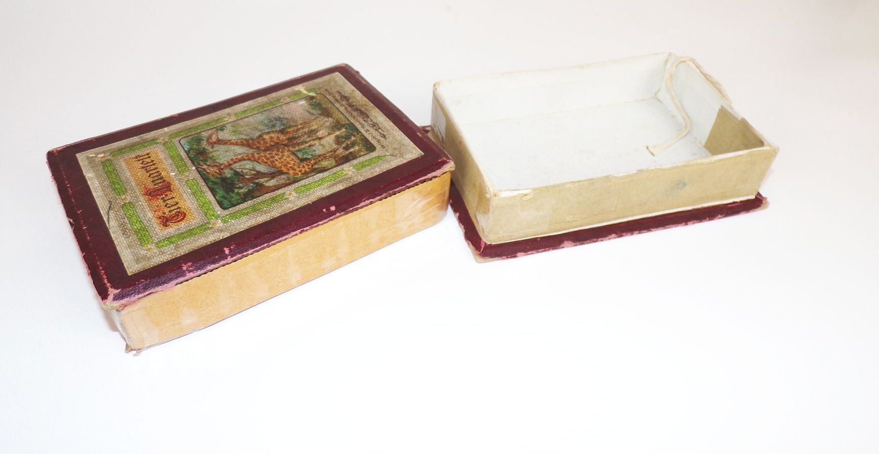 Tier Quartett Spear und Söhne Nürnberg Kartenspiel um 1910