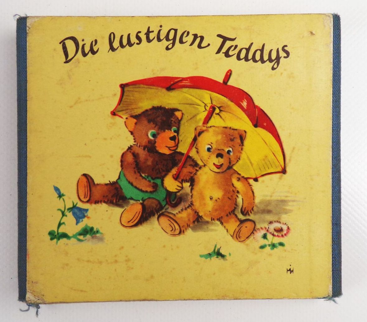 Altes Pappbilderbuch Die lustigen Teddys Ilse Heßler Ilse Haufe 1959 DDR